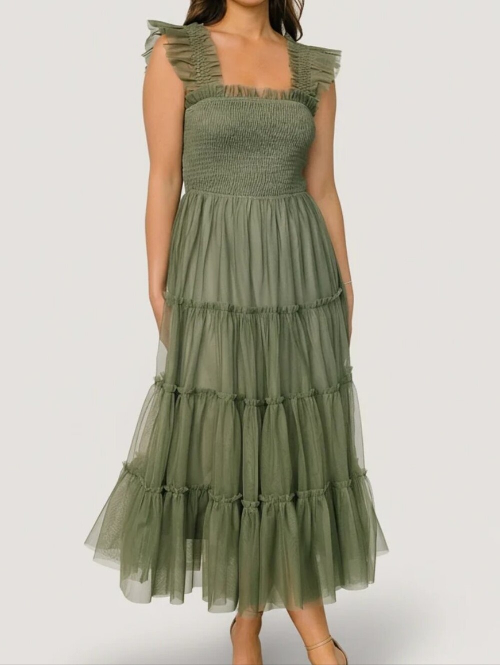Emma Smocked Tulle Dress Size Small